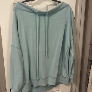 Scrunch neck aerie crew neck